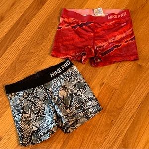 Nike Pro spandex shorts